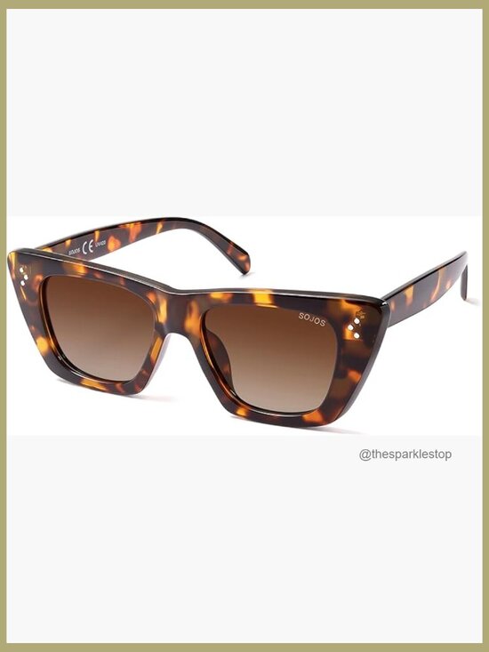 Retro Cat Eye Polarized Sunglasses with UV400 Protection main image 7